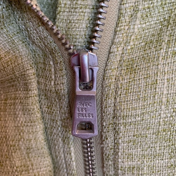 Avec Les Filles Lightweight Hooded Jacket Size Large Light Green Anthropologie - Picture 5 of 8